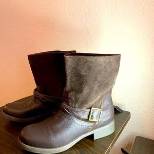 Brown Eddie Bauer Ankle Boots Sz 9M